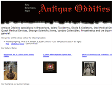 Tablet Screenshot of antique-oddities.com